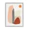 Stupell Industries Brown Terracotta Landscape Desert Cactus Flower in Gray Frame Wall Art